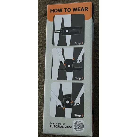 Dr Brace Professional Knee Brace Side Stabilizers Gel Pad size L Free Gift - Picture 4 of 8